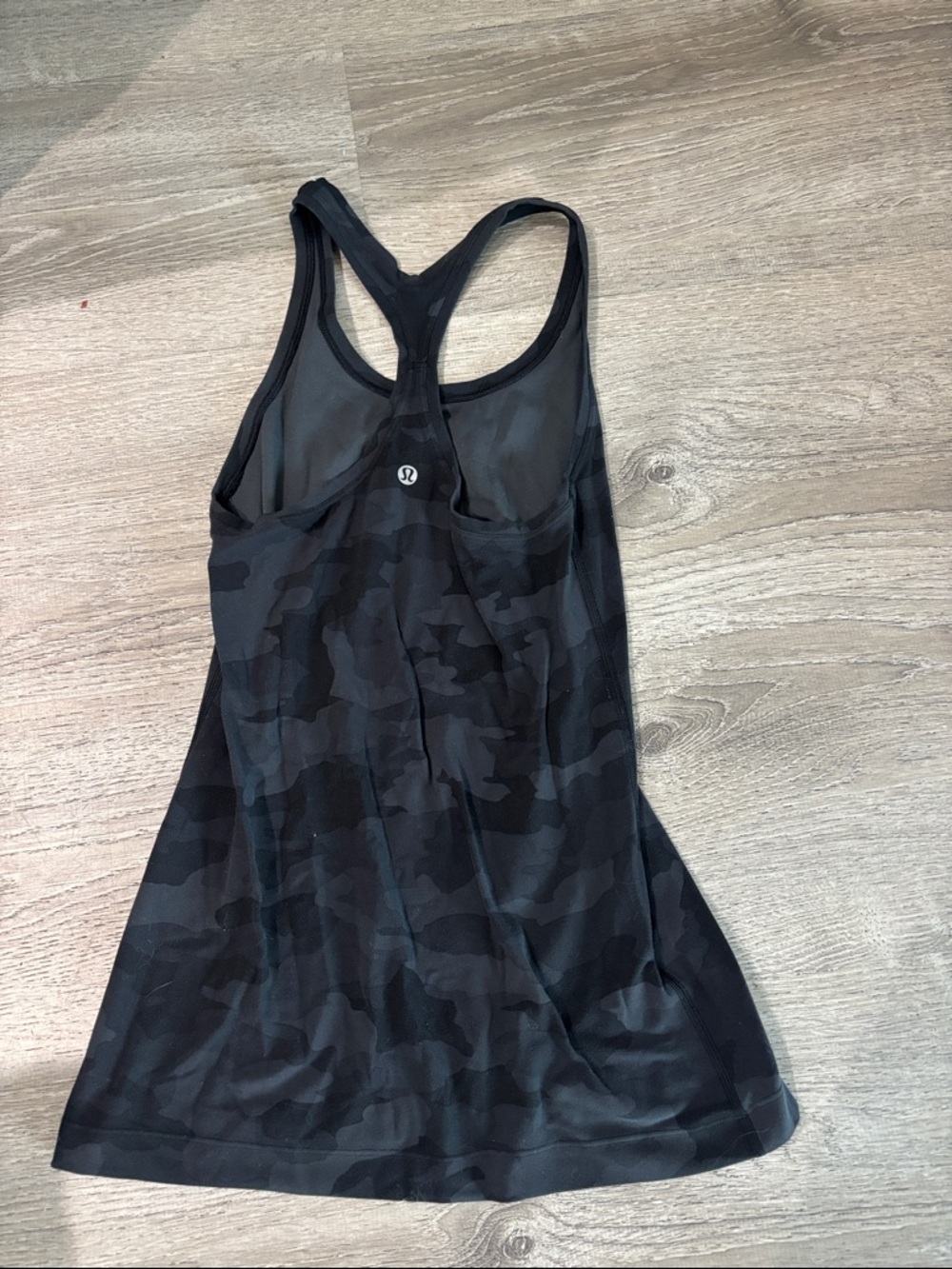 lululemon athletica Black Camo Racerback Tank